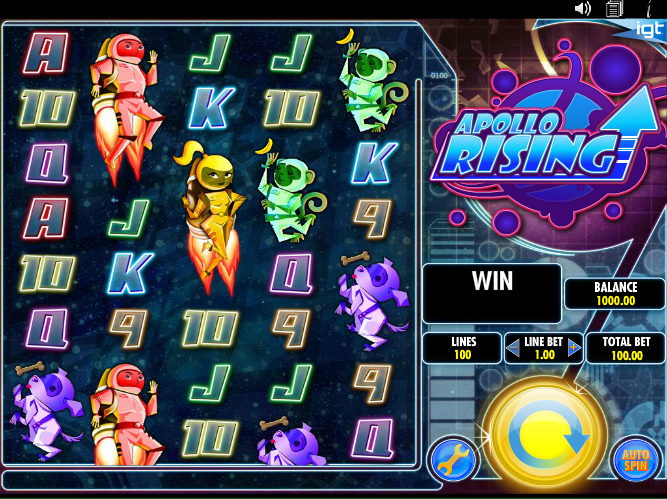 Apollo Rising Slot Look & Feel