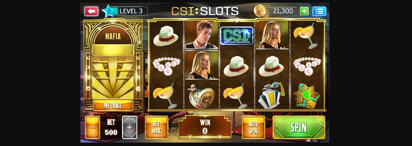 CSI Slots Look & Feel