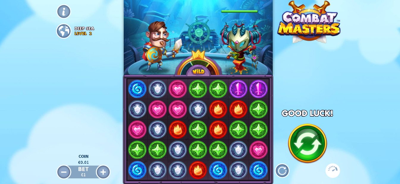 Combat Masters Slot Look & Feel
