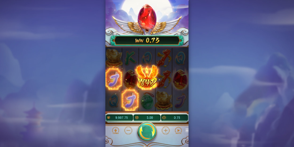 Phoenix Rises Slot Look & Feel