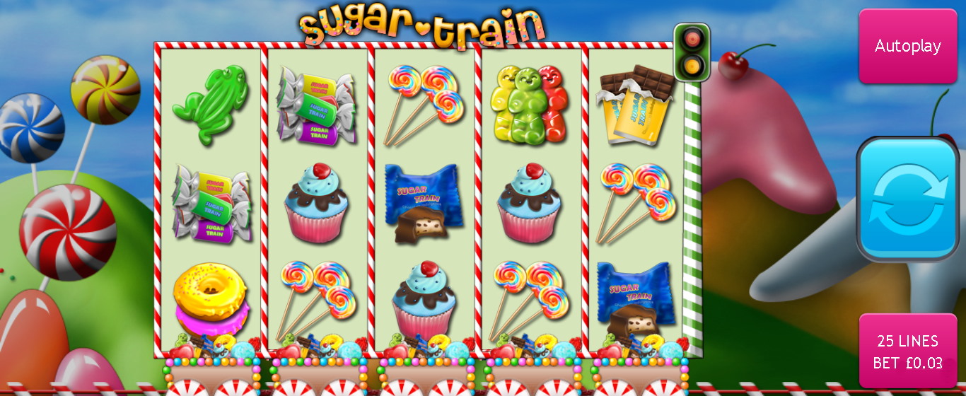 Sugar Train Slots Look & Feel
