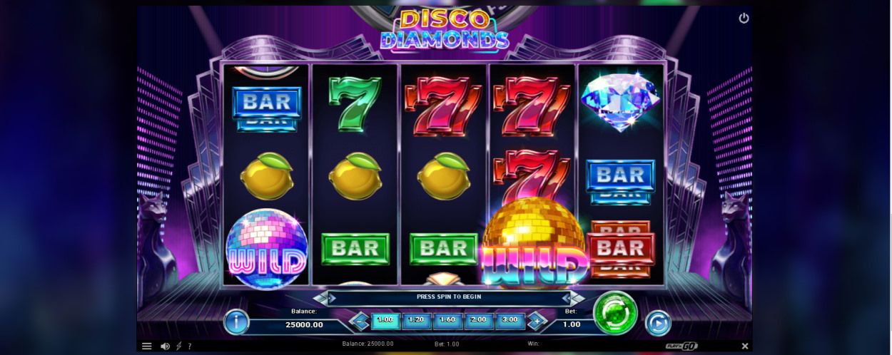 Disco Diamonds Slot Look & Feel