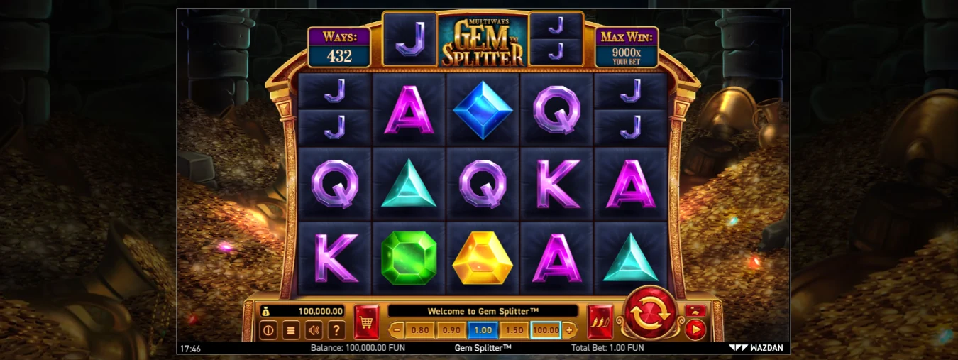 Gem Splitter Slot Look & Feel