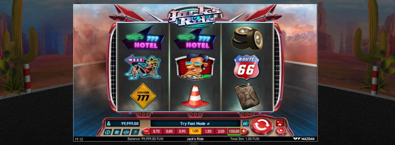 Jack's Ride Slot Look & Feel