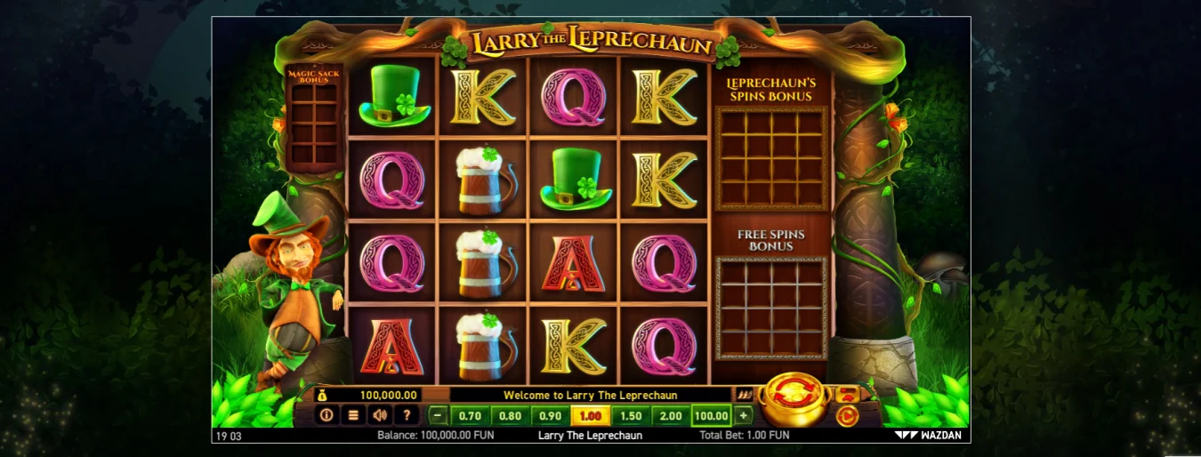 Larry the Leprechaun Slot Look & Feel