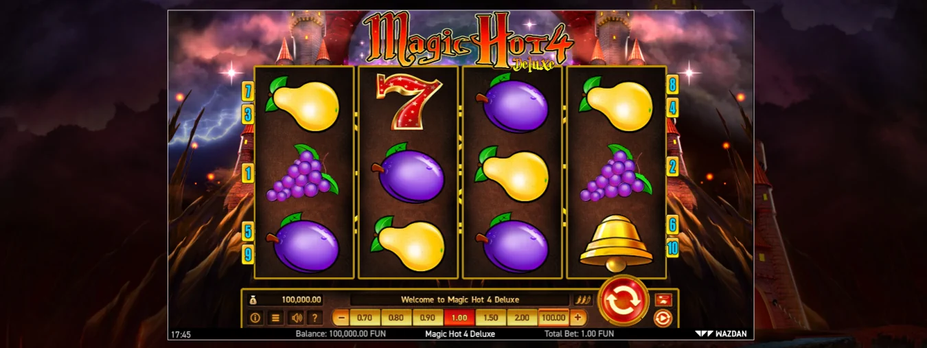 Magic Hot 4 Deluxe Slot Logo