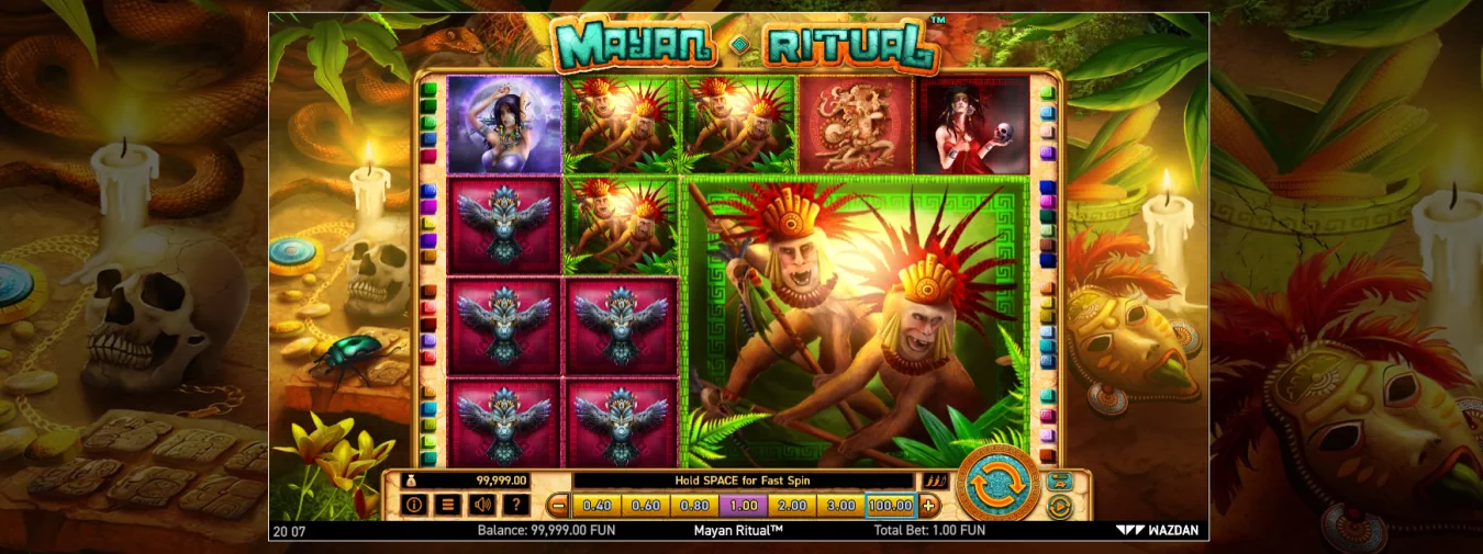 Mayan Ritual Slot Look & Feel