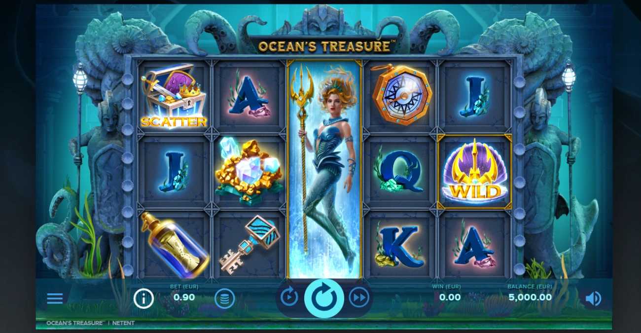 Ocean's Treasure Slot Look & Feel