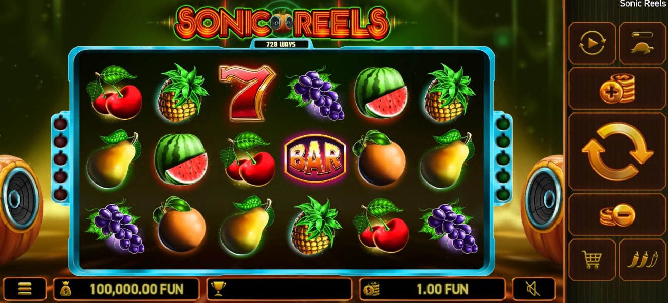 Sonic Reels Slot Look & Feel