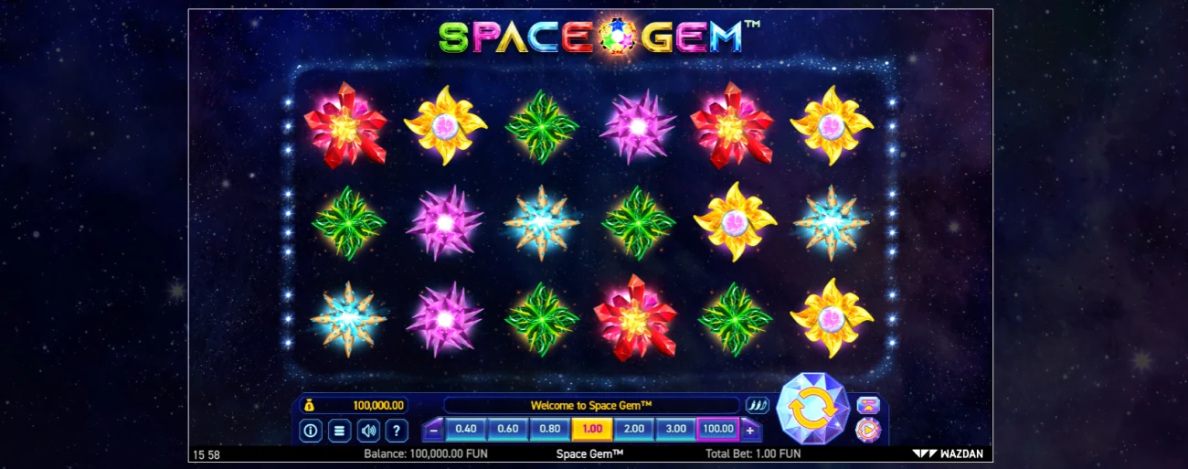 Space Gem Slot Look & Feel